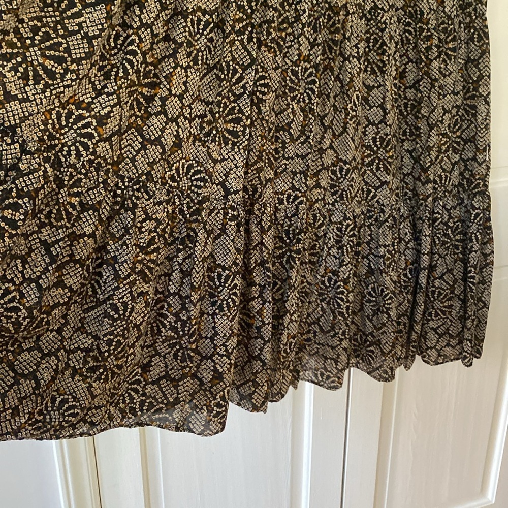 Ulla Johnson Black and Cream Floral Maxi Dress - Picture 6 of 16